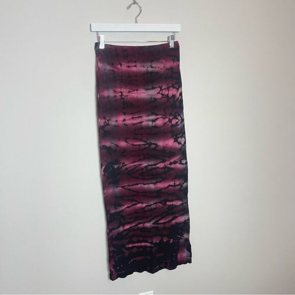 $185 Rio Maxi Skirt in Magenta Tie Dye COTTON CITIZEN NEW - Picture 8 of 9